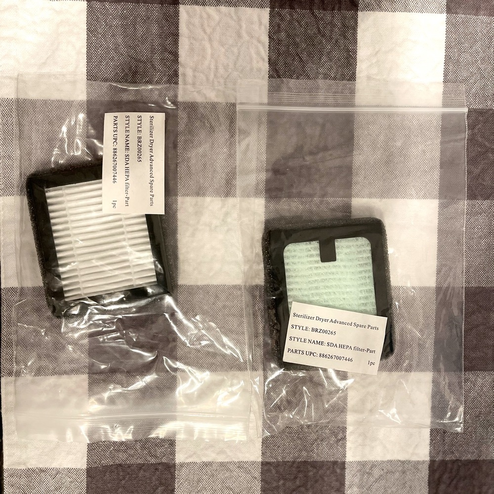 Baby Brezza Replacement HEPA Filter For The One Step Sterilizer Dryer Advanced